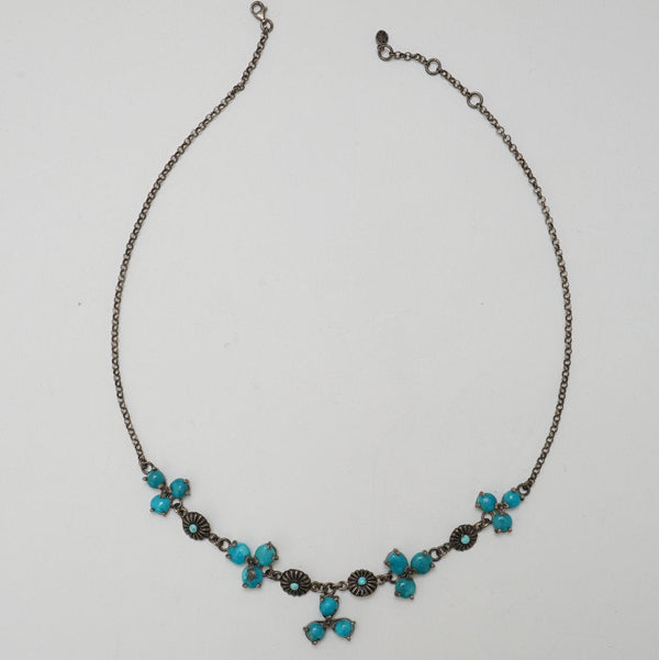 Silver and Turquoise Necklace